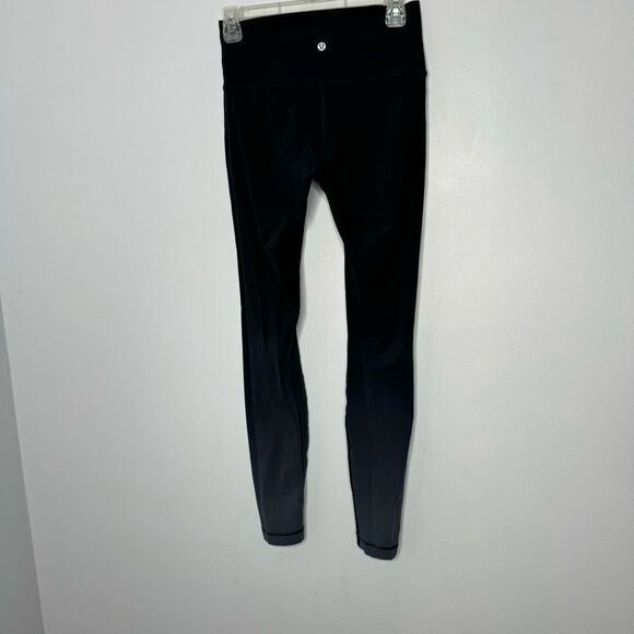 lululemon leggings deep dye black and gray size 6 - Picture 1 of 6
